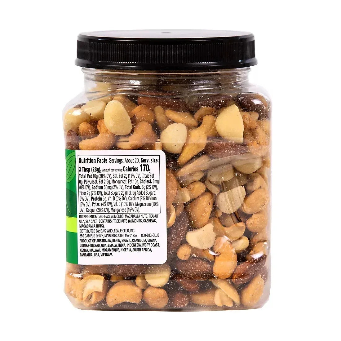 Wellsley Farms Wholesome Nut Mix with Sea Salt, 20 oz.