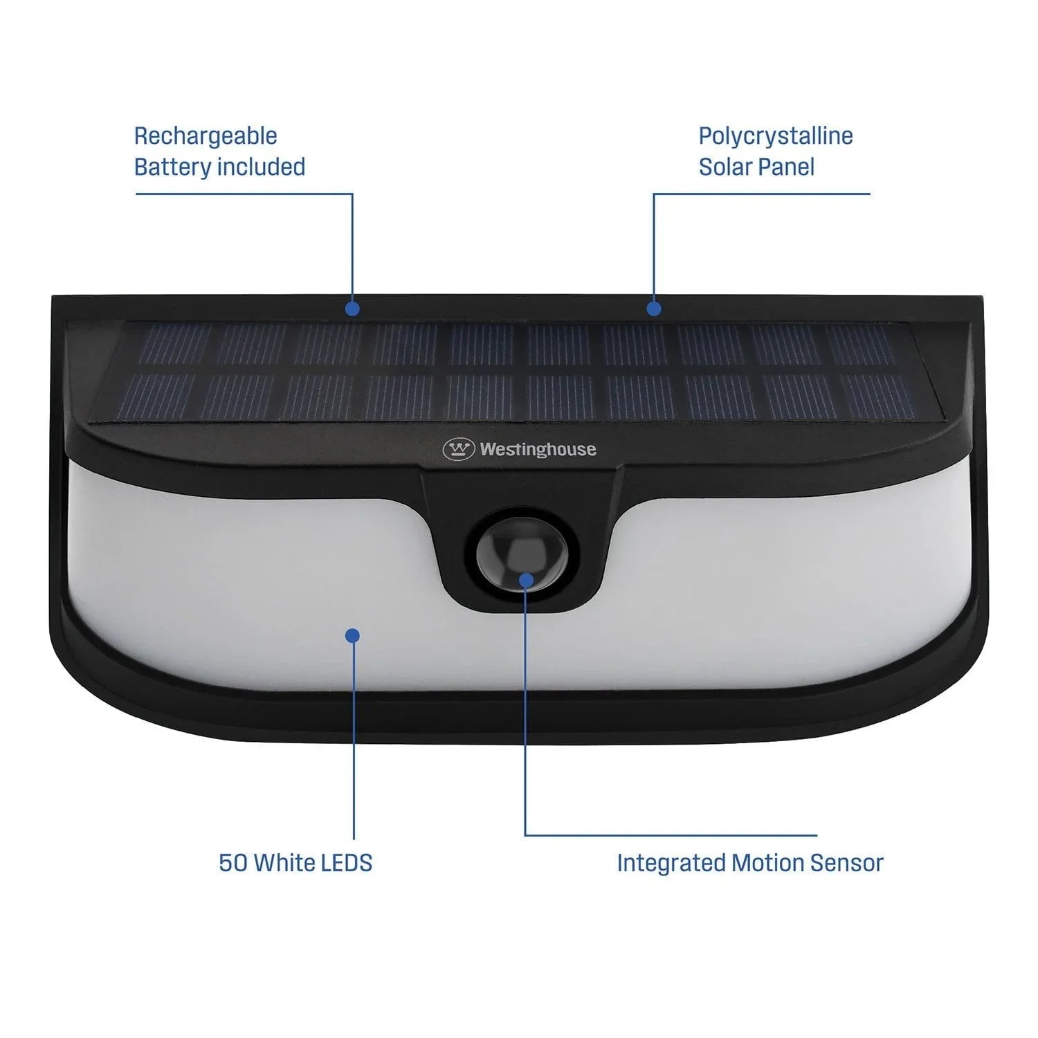 Westinghouse 1200 Lumen Solar LED Motion Activated Wall Lights