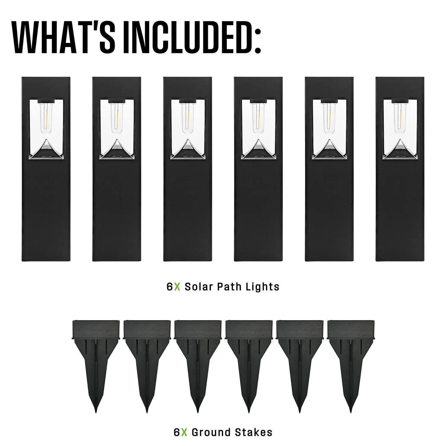 Westinghouse LED Solar Path Lights 30 Lumens, 6-Pack