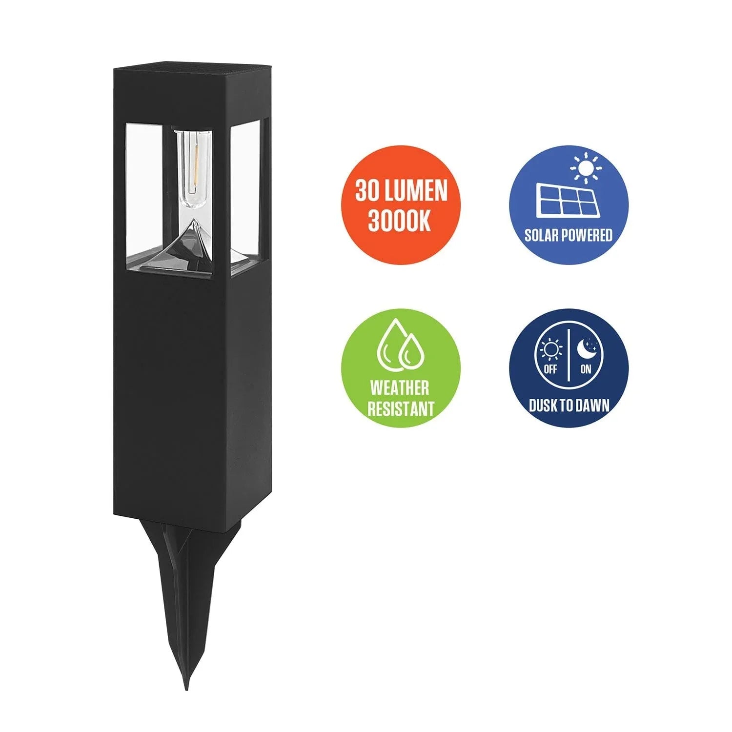 Westinghouse LED Solar Path Lights 30 Lumens, 6-Pack
