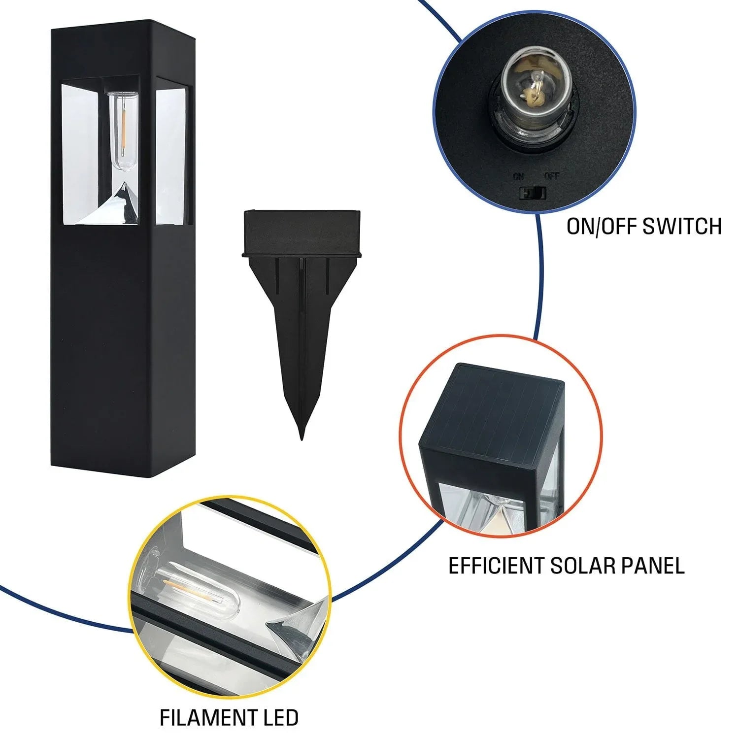 Westinghouse LED Solar Path Lights 30 Lumens, 6-Pack