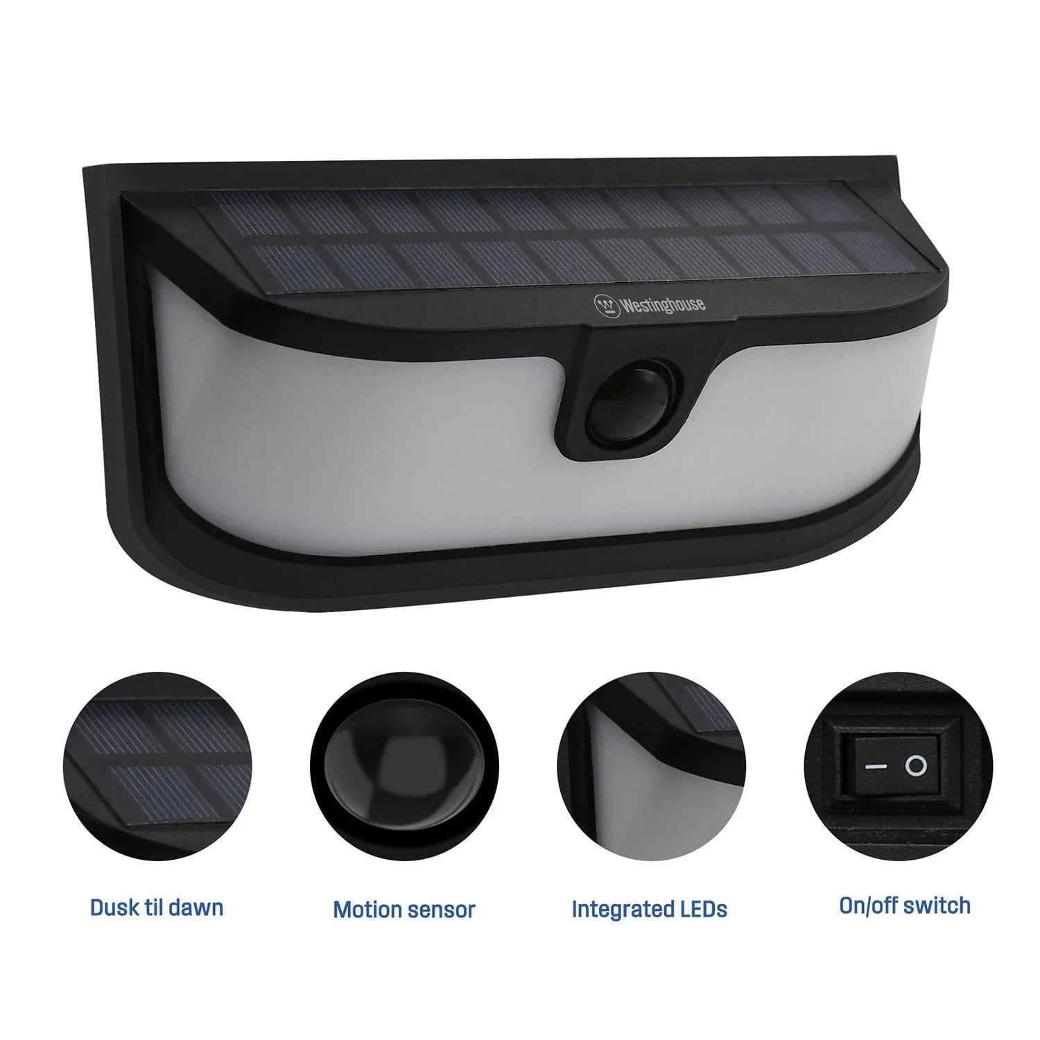 Westinghouse 1200 Lumen Solar LED Motion Activated Wall Lights