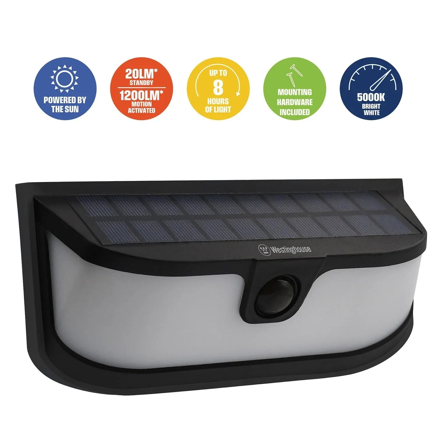 Westinghouse 1200 Lumen Solar LED Motion Activated Wall Lights