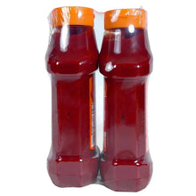 Whataburger Fancy Ketchup 2-pack, sealed back-label bottles with orange caps