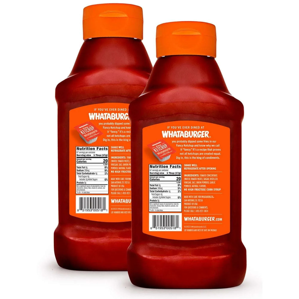 Whataburger Fancy Ketchup, 40 oz., 2 pk. - USA MEGA SHOP