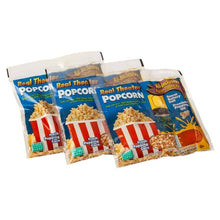 Four Real Theater popcorn popping kit bags