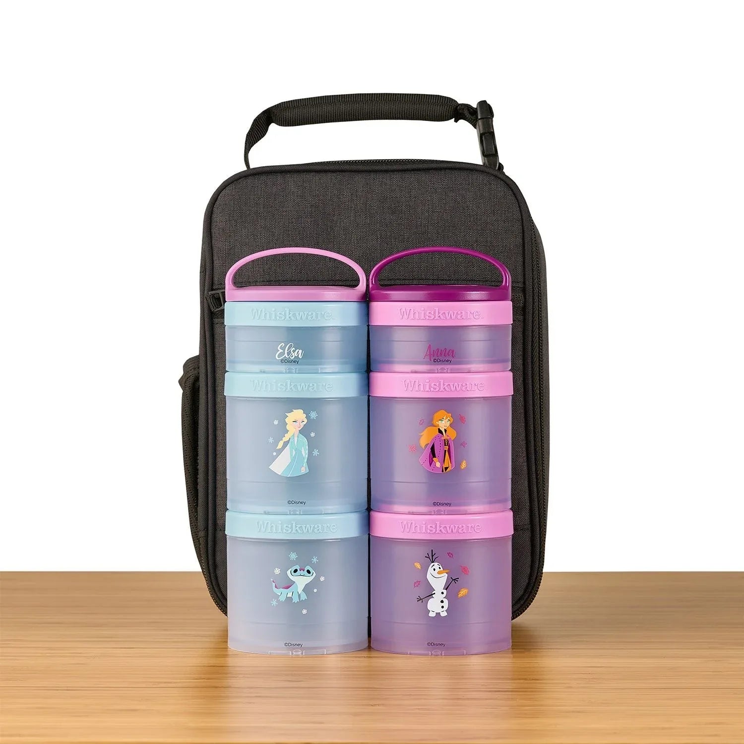 Whiskware Disney Combo Snack Pack Lunch Set, Choose Color - USA MEGA SHOP