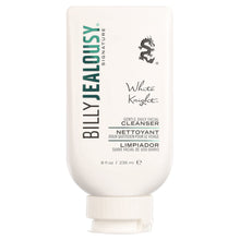 Facial cleanser bottle with White Knight branding, net contents 8 fl oz, flip cap