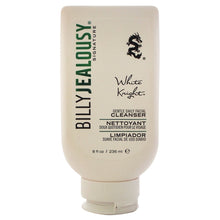 Billy Jealousy gentle daily facial cleanser bottle, White Knight label, flip-top cap