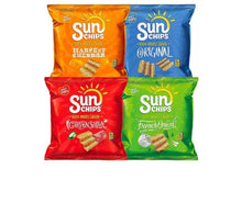 SunChips snack bags set: Harvest Cheddar, Original, Garden Salsa, French Onion