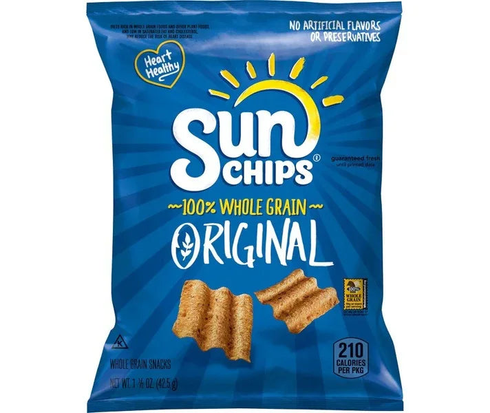 SunChips Whole Grain Chips, Variety Pack, 1.5 oz (30-pk)