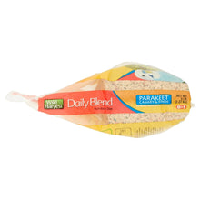 Parakeet daily blend nutrition diet bag, single bag with printed net weight