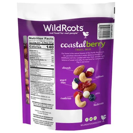 WildRoot's Coastal Berry Trail Mix, 26 oz - USA MEGA SHOP