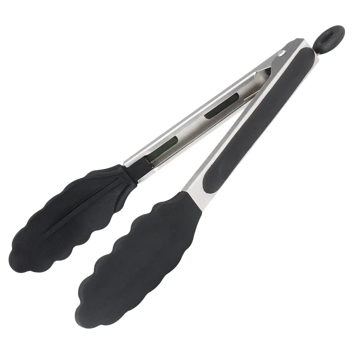 Winco 9-Inch Non-Slip Locking Tongs, Stainless Steel, 4-count