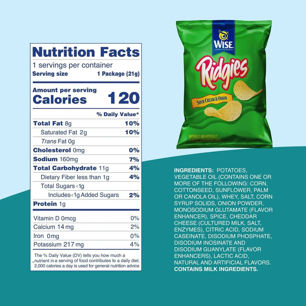 Wise Variety Pack Snacks, 50 pk. - USA MEGA SHOP