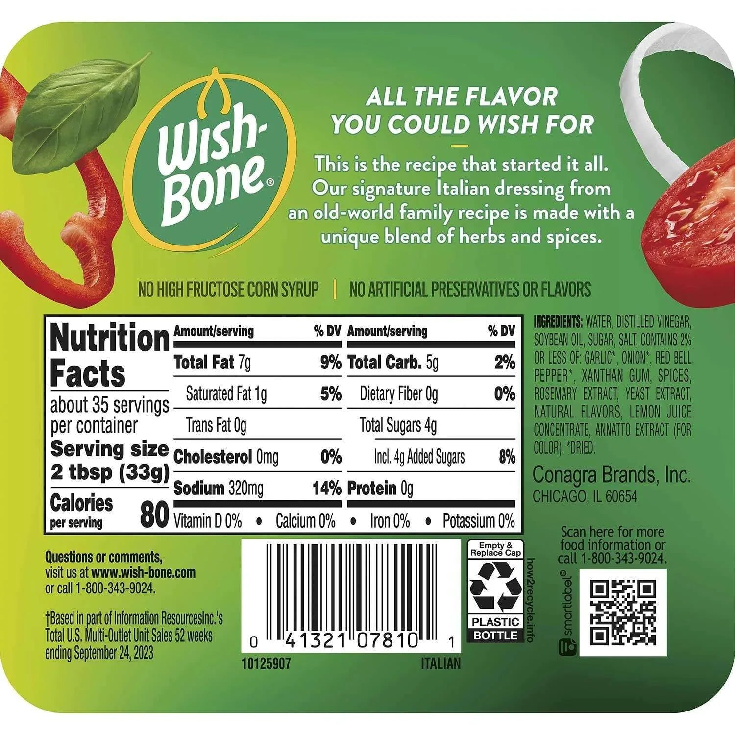 Wish-Bone Italian Dressing, 36 oz., 2 pk. - USA MEGA SHOP