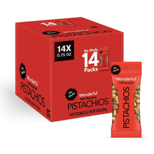 Red pistachio snack multipack box with chili roasted no-shelled pistachio pouch