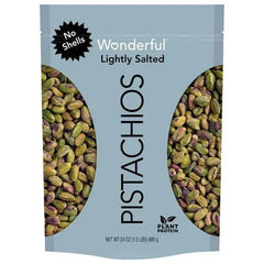 Wonderful No Shells Lightly Salted Pistachios 24 oz