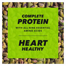 Heart-healthy protein message card with pistachio kernels border