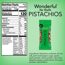 No shells jalapeno lime pistachios snack bag