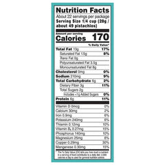 Wonderful Pistachios, No Shells Sea Salt & Vinegar Pistachios, Resealable Pouch, 22 oz.