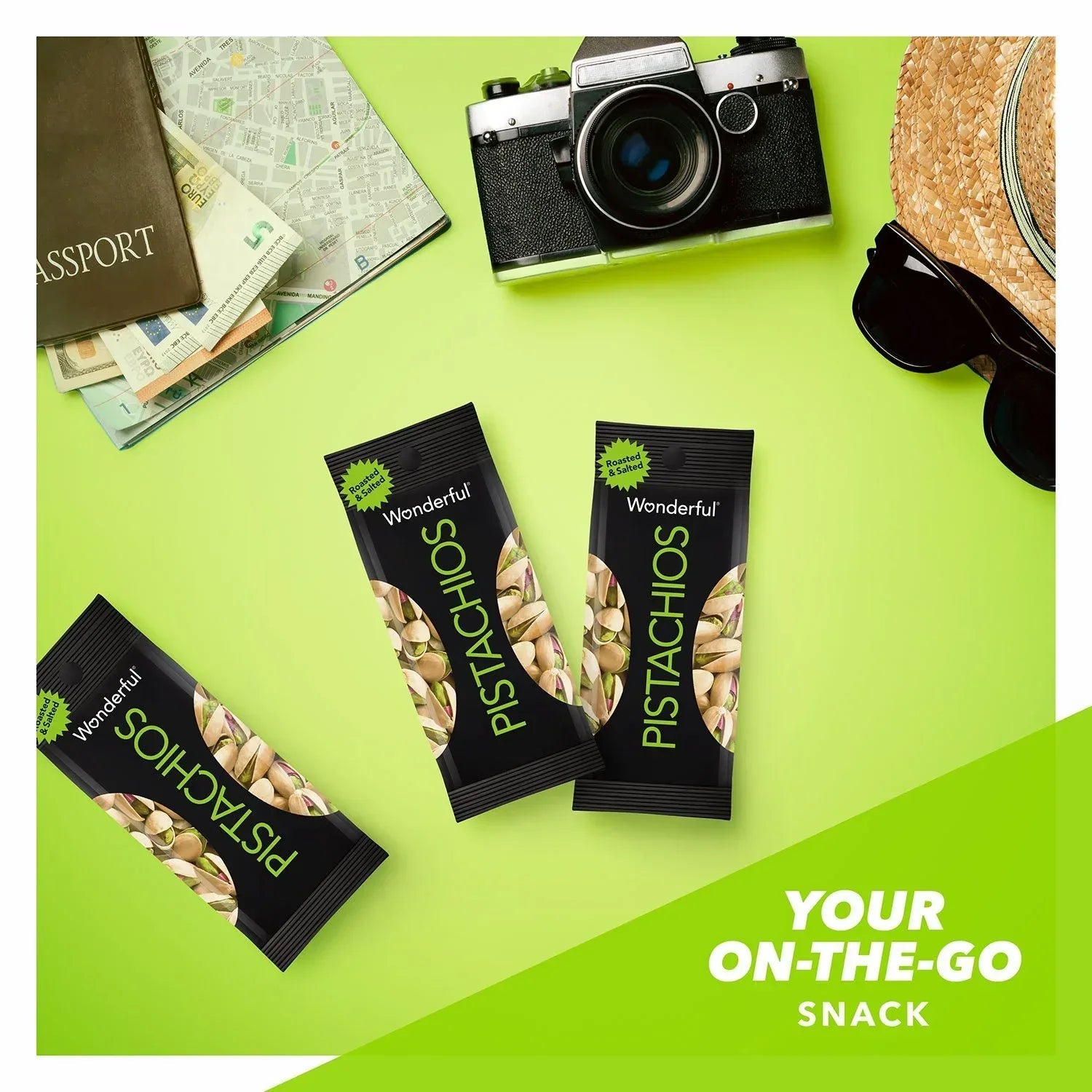 Wonderful Pistachios, Roasted and Salted 1.5 oz., 24 pk.