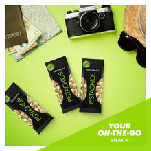 On-the-go roasted salted pistachios snack bag set, multiple small packs