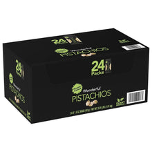 24-pack roasted and salted pistachios multipack box, black and green