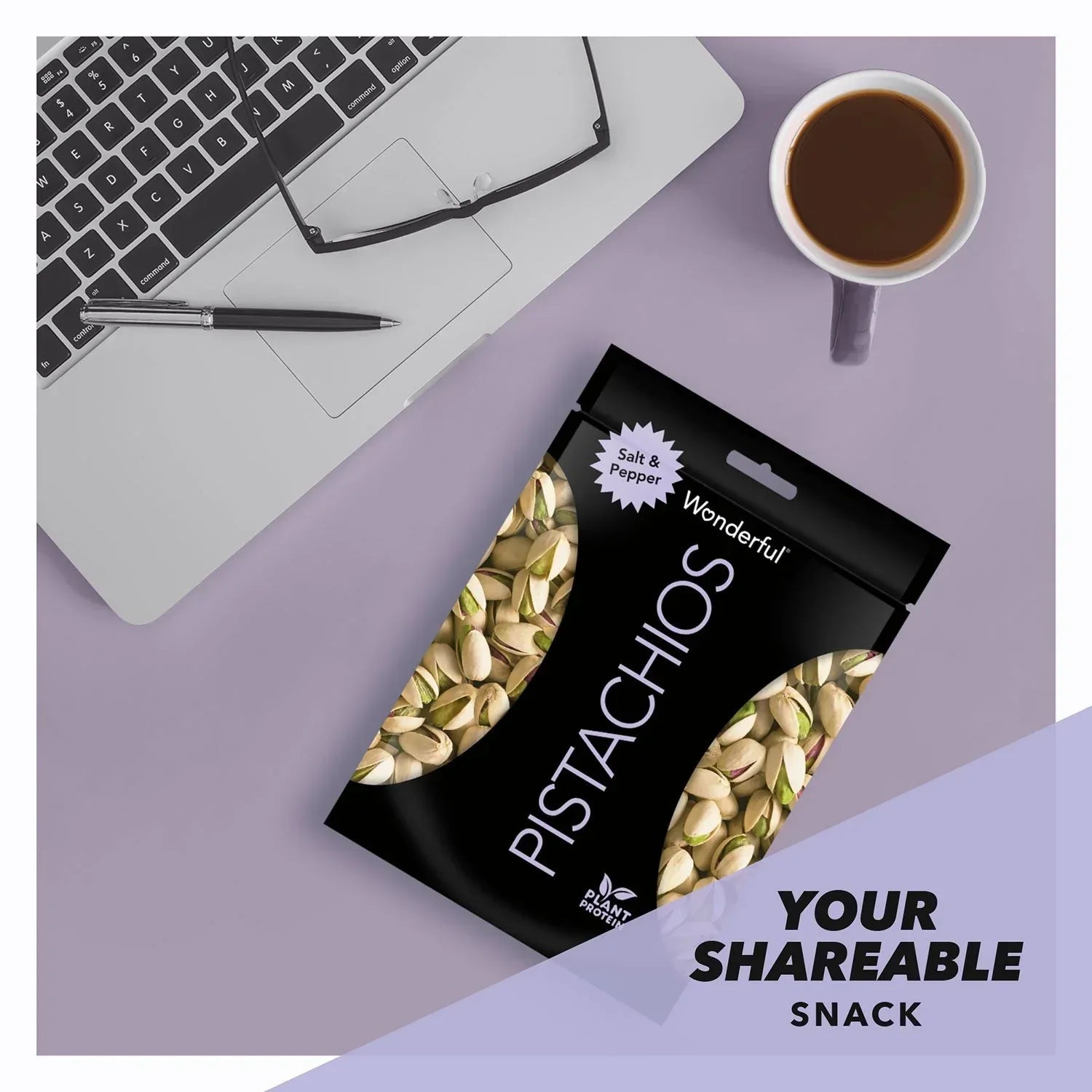 Wonderful Salt & Pepper Pistachios, 40 oz.