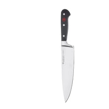 Wusthof Classic chef knife with black handle, stainless blade