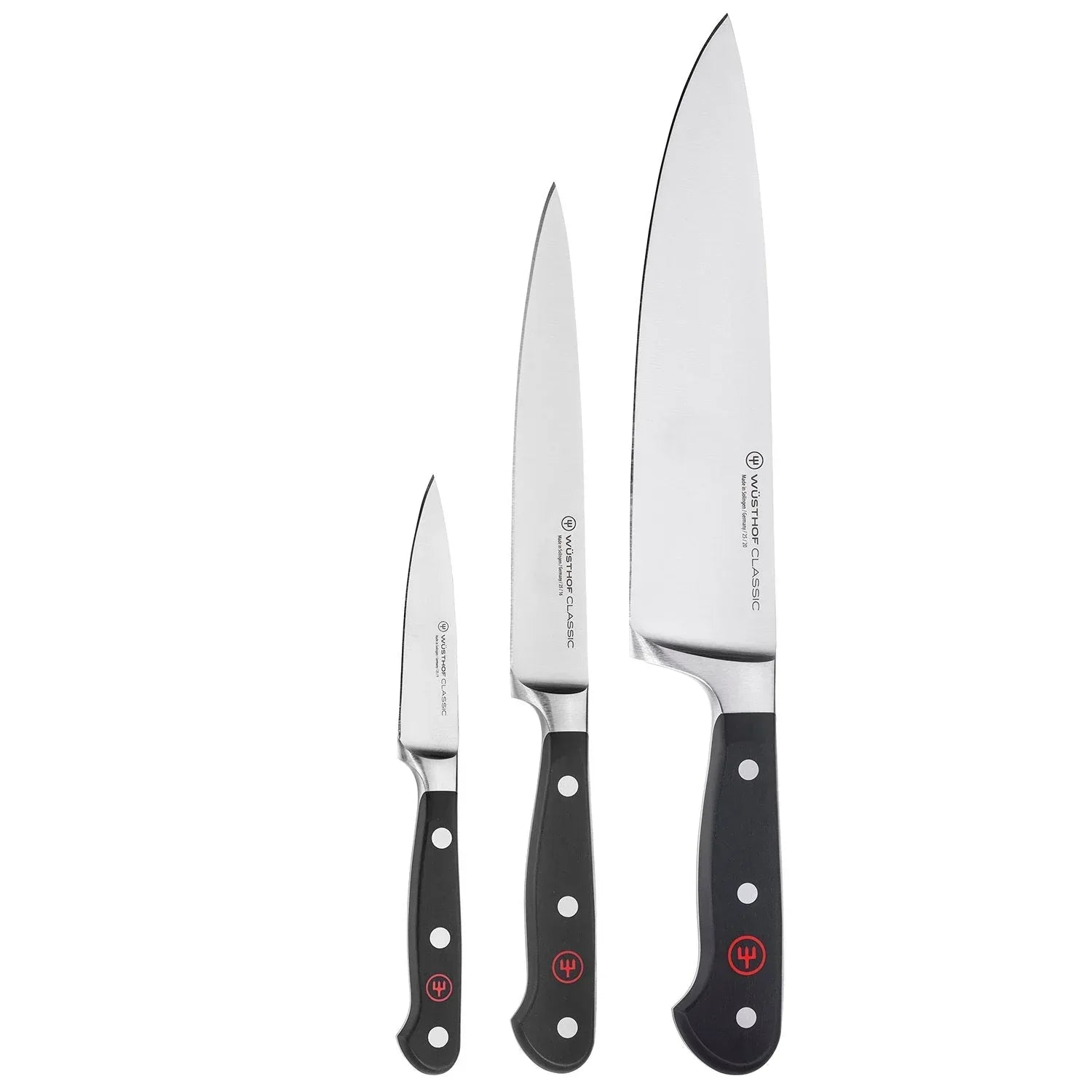 Wusthof Classic 3-Piece Chef's Knife Set - USA MEGA SHOP
