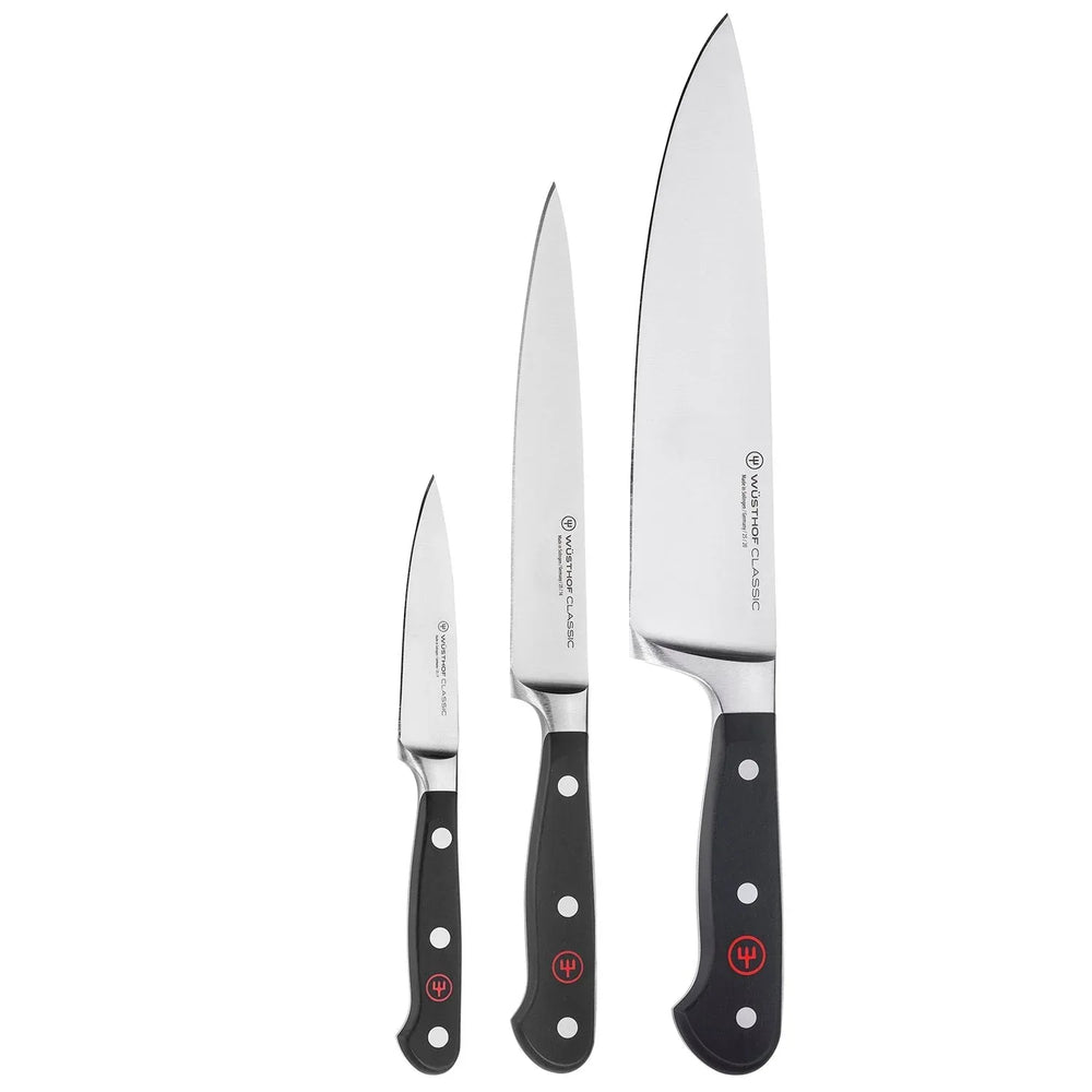 Wusthof Classic 3-Piece Chef's Knife Set - USA MEGA SHOP