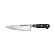 Wüsthof Classic 6-inch chef's knife with silver blade and black handle
