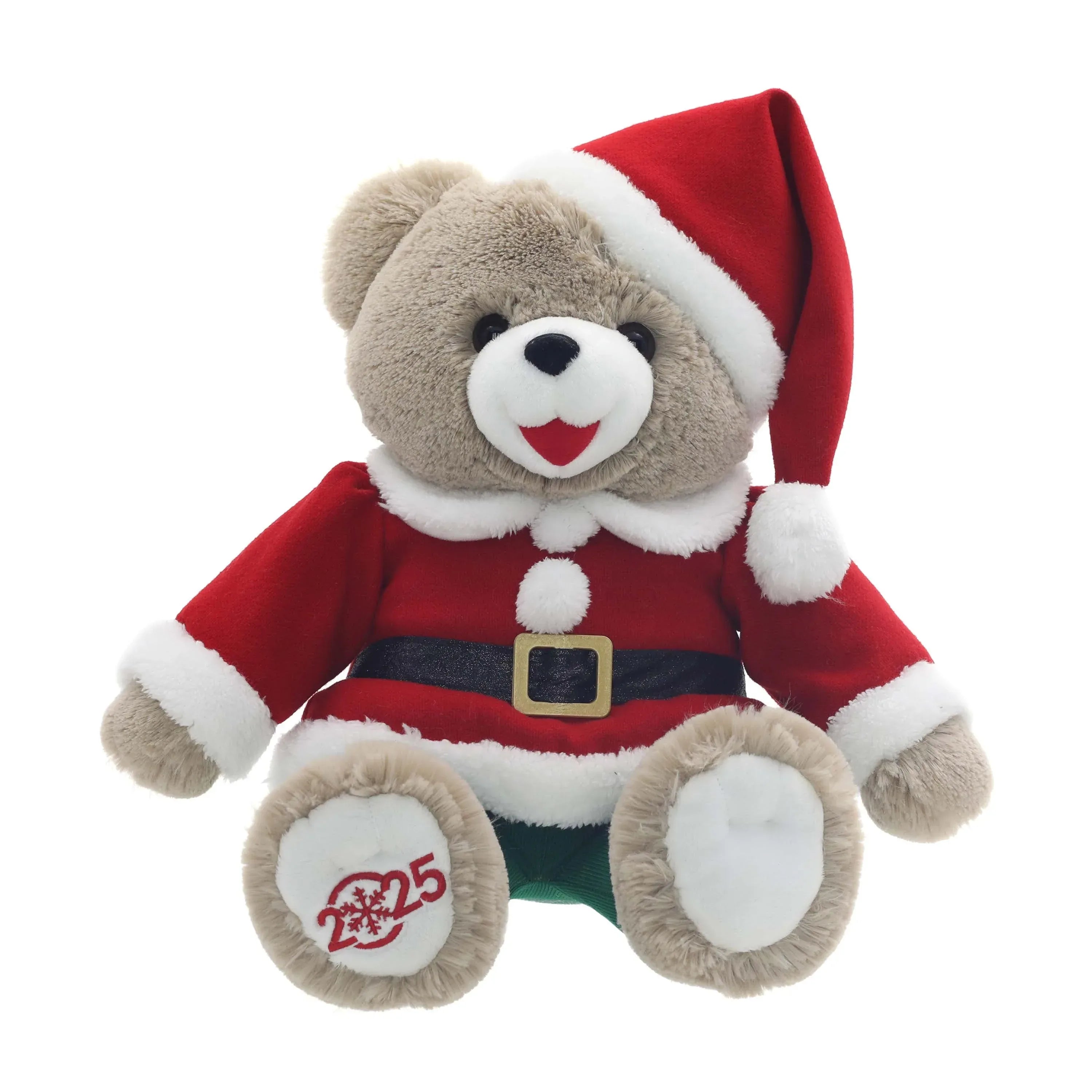 Snowflake Girl 2025 Teddy Bear Christmas Plush in Dress, White and Purple, 15", by Holiday Time - USA MEGA SHOP