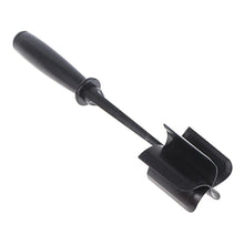 Black meat chopper with handle and chopping base