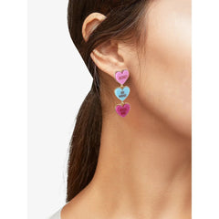 Way to Celebrate Valentine's Day Candy Heart Earrings, 1 Pair