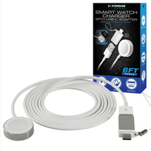 Xtreme Power smart watch charger kit with white 6ft cable and USB-C adapter, boxed