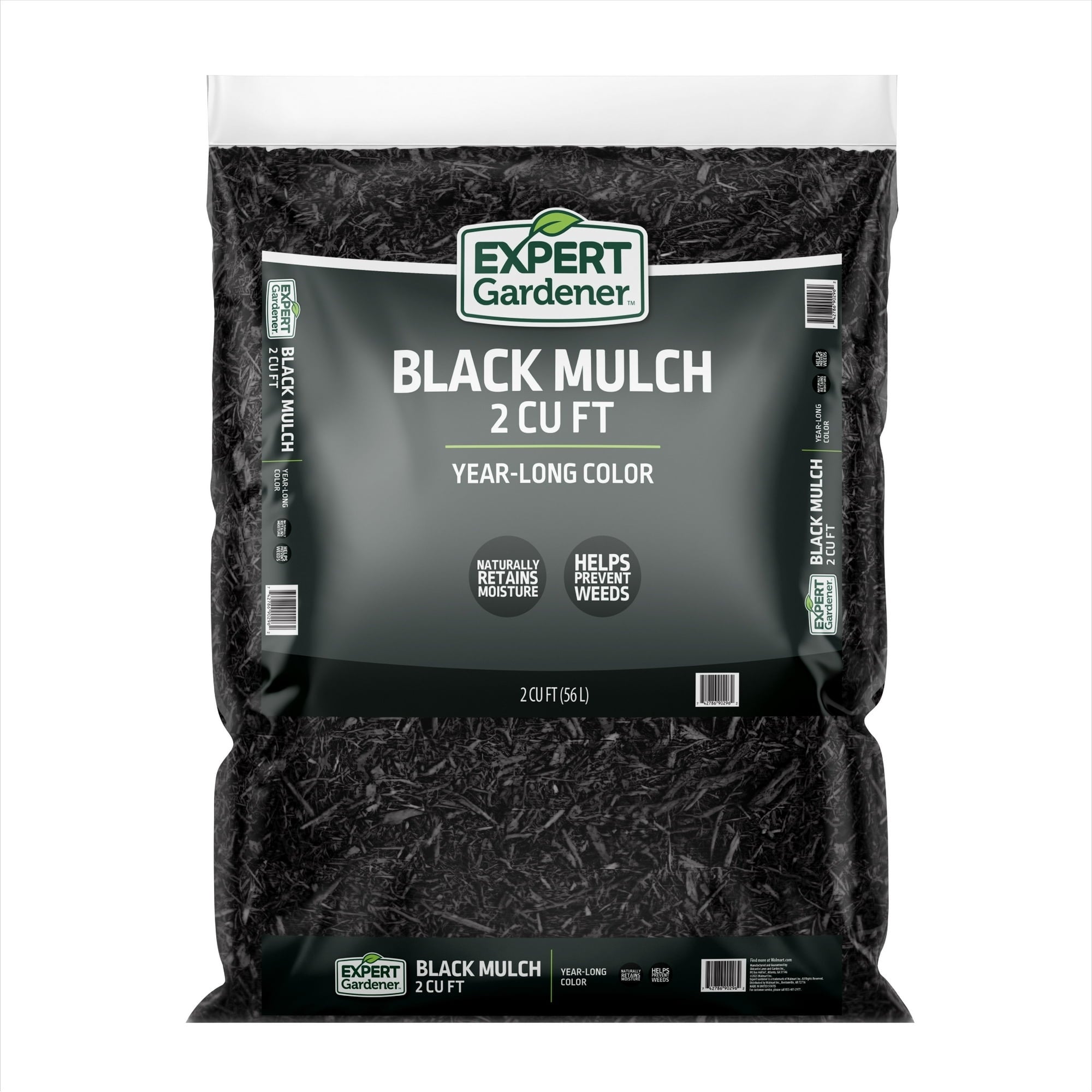 Expert Gardener Mulch, 2 cu. ft. – Year Long Color, Decorative Landscaping Mulch (Pack of 2)