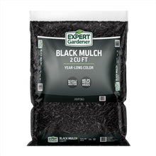 Expert Gardener black mulch bag, 2 cu. ft., year-long color