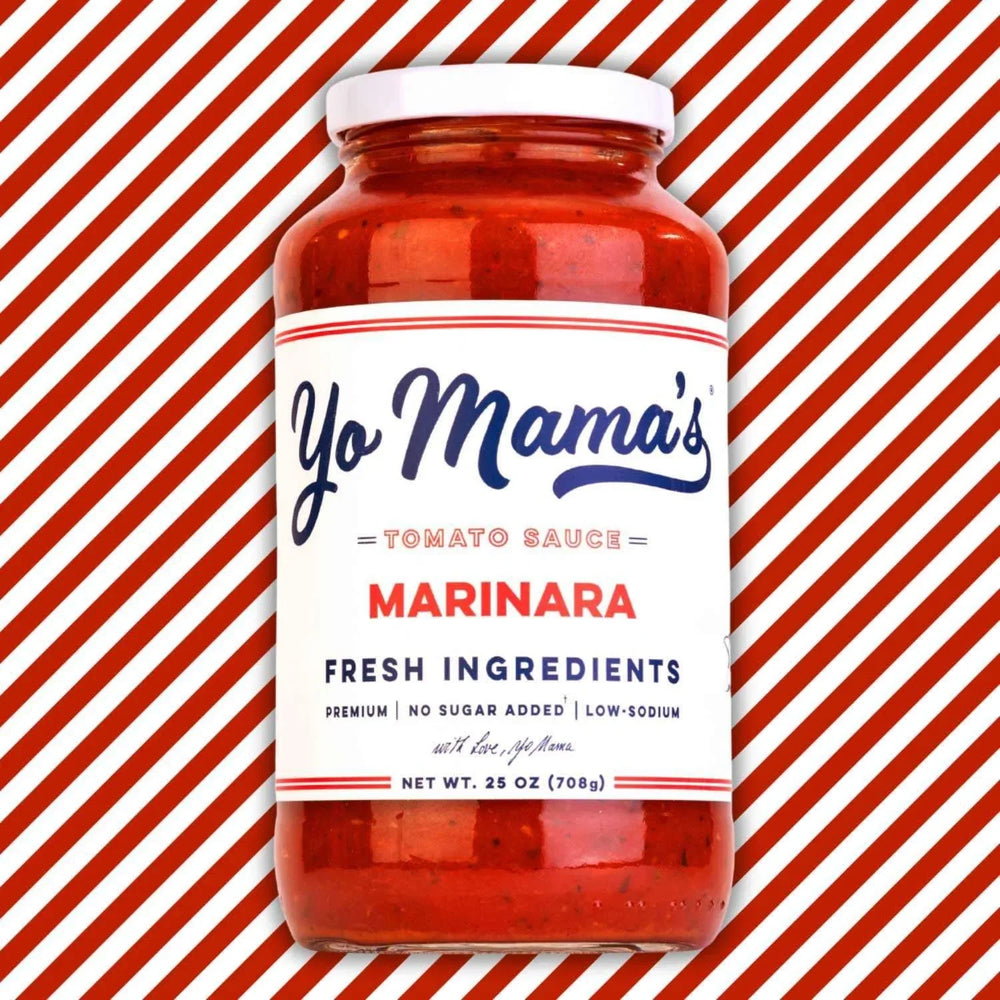 Yo Mama's Foods Low-Sodium Marinara Pasta Sauce, 25 oz., 3 pk. - USA MEGA SHOP