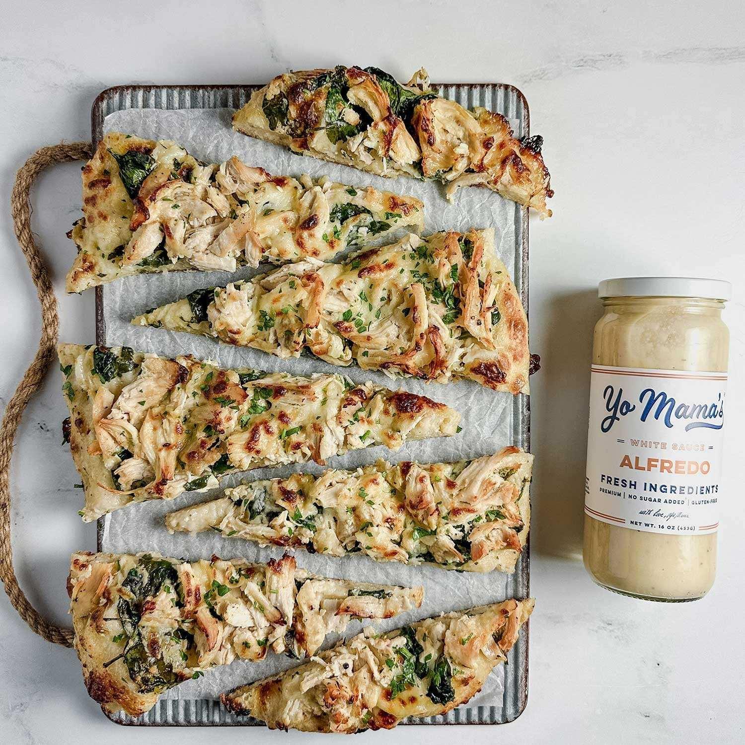 Yo Mama's Low-Carb No Sugar Added Alfredo Sauce, 16 oz., 3 pk. - USA MEGA SHOP
