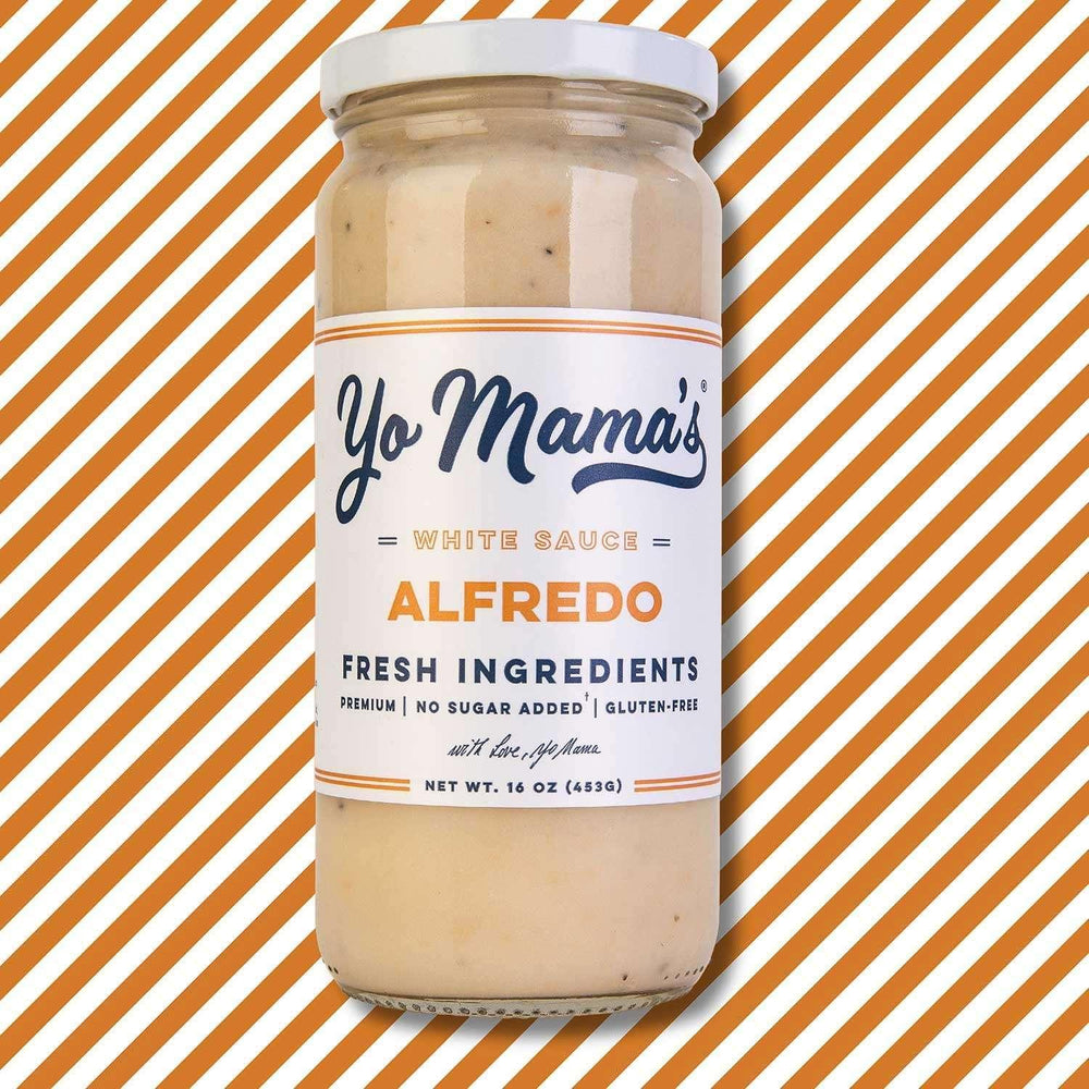 Yo Mama's Low-Carb No Sugar Added Alfredo Sauce, 16 oz., 3 pk. - USA MEGA SHOP