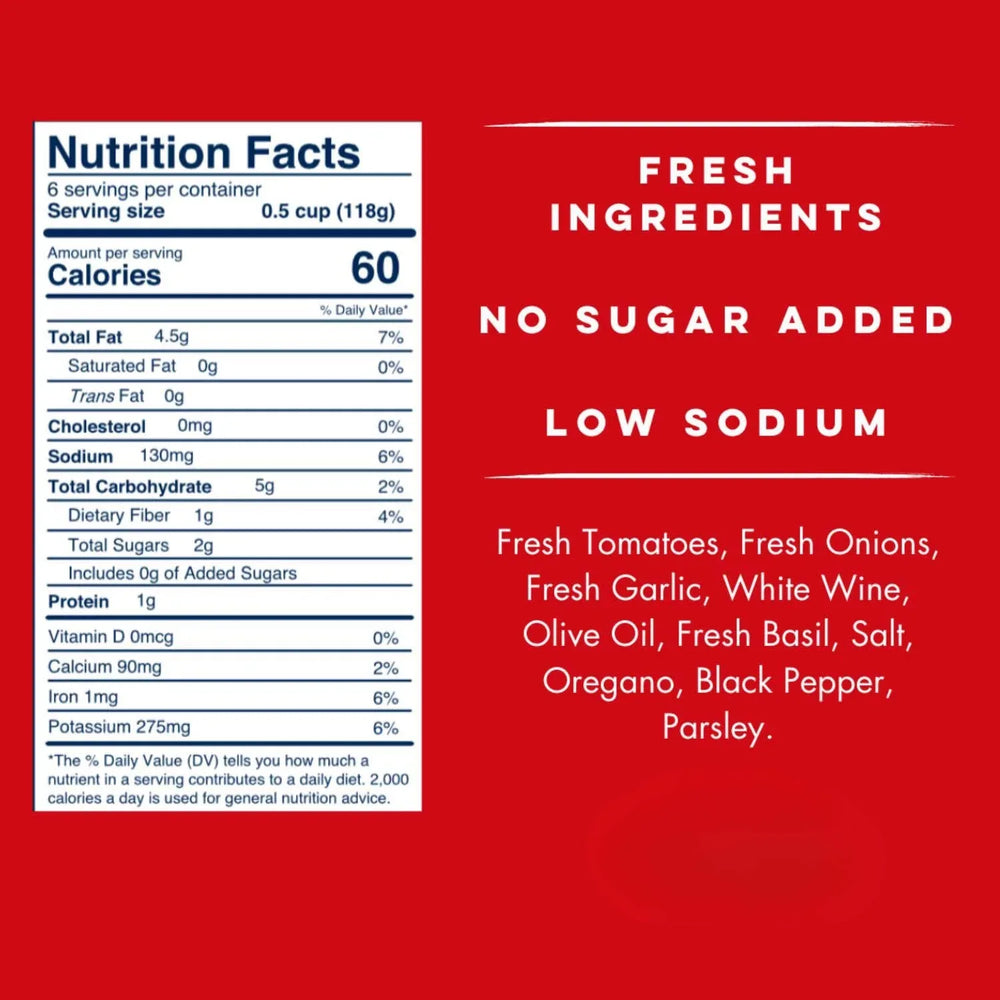 Yo Mama's Foods Low-Sodium Marinara Pasta Sauce, 25 oz., 3 pk. - USA MEGA SHOP