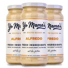Yo Mama's Low-Carb No Sugar Added Alfredo Sauce, 16 oz., 3 pk. - USA MEGA SHOP