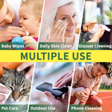 White disposable face towels shown for everyday cleaning uses