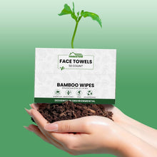 Yoneston bamboo face wipes box in hands