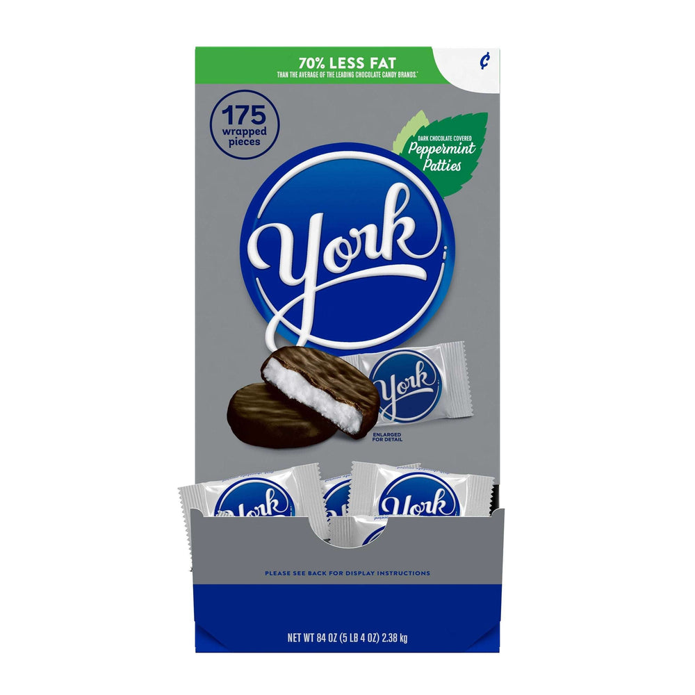 York Dark Chocolate Peppermint Patties, 84 oz, 175-count