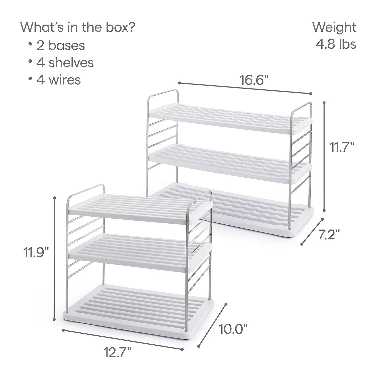 YouCopia Bottle Mug and Plate Organizer, 2-Piece Set - USA MEGA SHOP