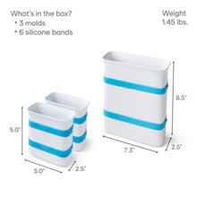 YouCopia Freezer Food Block Maker, 3-Piece Set