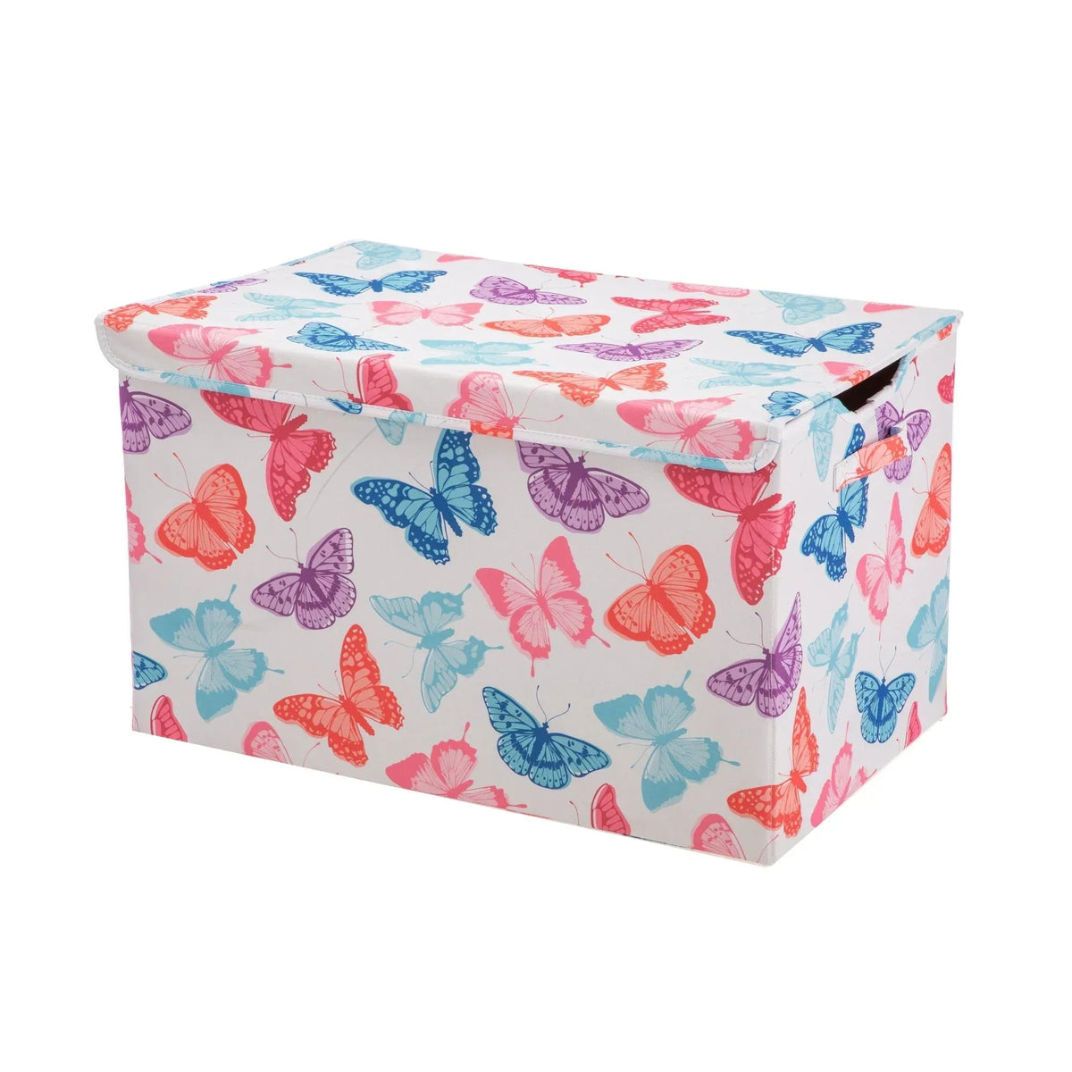 Your Zone Kids Pattern Collapsible Toy Storage Trunk, 24 in x 14.8 in x 15 in